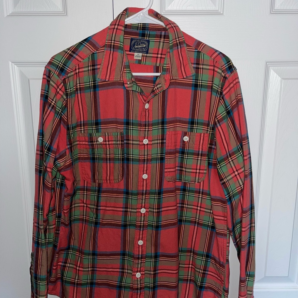 J. Crew Men’s Plaid Button Down